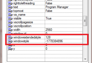 ObjectSypSnapShotForWindowStyleNWindowExtendedStyle